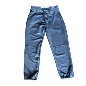 Alleson Women's Softball Pants with Belt Loops Charcoal Gray Size Small